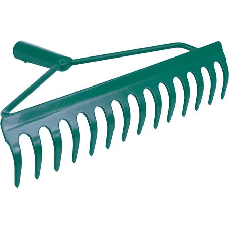 RAKE, STEEL 36CM 14 TEETH, W.OUT HANDLE