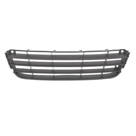 Volkswagen Touran 2007 2010 Front Bumper Grille, Centre, Matte Black
