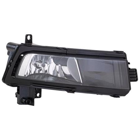 Right Front Fog Lamp (Takes H11 Bulb, With Black Bezel, Original Equipment) for Volkswagen TOURAN 2017 Onwards