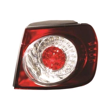 Right Rear Lamp (Outer, On Quarter Panel, LED, Original Equipment) for Volkswagen GOLF V PLUS Compact MPV 2009 2014