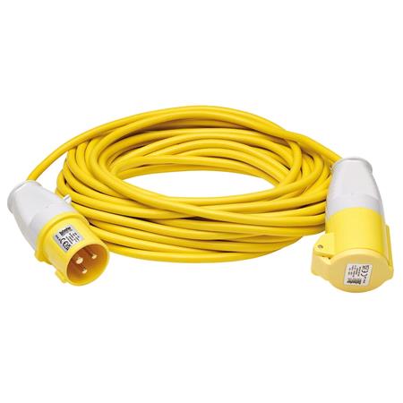 Draper 35813 Defender Extension Lead, Yellow, 1.5mm², 16A, 14m