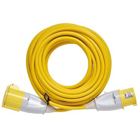 Draper 35819 Defender 110V Extension Lead, Yellow, 4mm², 32A, 14m
