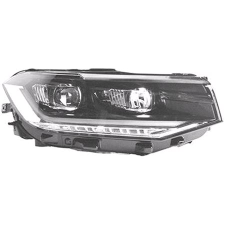 Right Headlamp (Full LED, Supplied Without Control Module, Original Equipment) for Volkswagen T CROSS 2019 to 2023