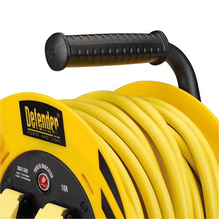 Draper 35821 Defender 110V Heavy Duty Industrial Cable Reel, 25m