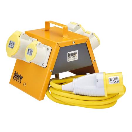 Draper 35839 Defender 110V Splitter Box, 2 x 16A / 2 x 32A