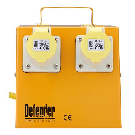 Draper 35849 Defender 110V Splitter Box, 4 x 16A