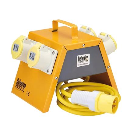 Draper 35849 Defender 110V Splitter Box, 4 x 16A
