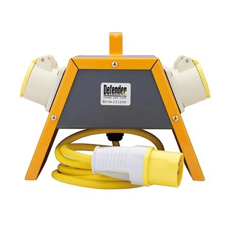 Draper 35849 Defender 110V Splitter Box, 4 x 16A