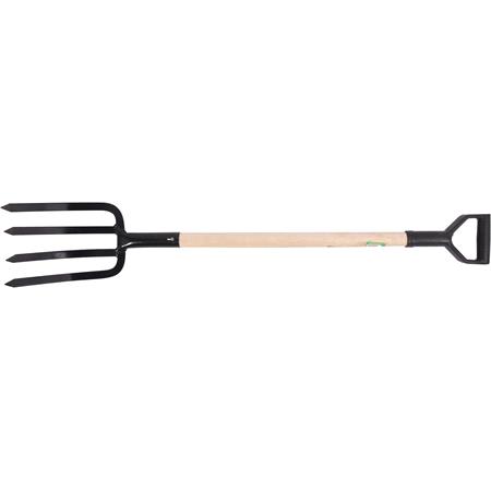 DIGGING FORK, 4 TEETH, T HANDLE