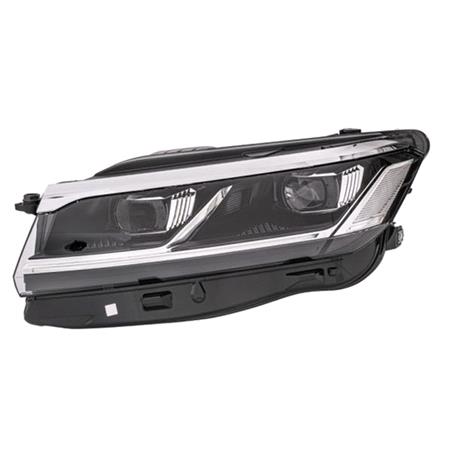 Left Headlamp (Full LED, With Curve Light, Supplied Without Modules, Original Equipment) for Volkswagen TOUAREG 2017 Onwards