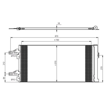 NRF Air Conditioning Condenser   35895