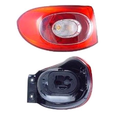 Left Rear Lamp (Outer, On Quarter Panel, Original Equipment) for Volkswagen TIGUAN 2008 2011