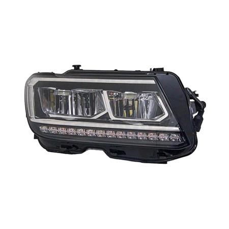 Right Headlamp (LED, With LED Daytime Running Lamp, Supplied Without Modules, Original Equipment) for Volkswagen TIGUAN 2016 to 2020