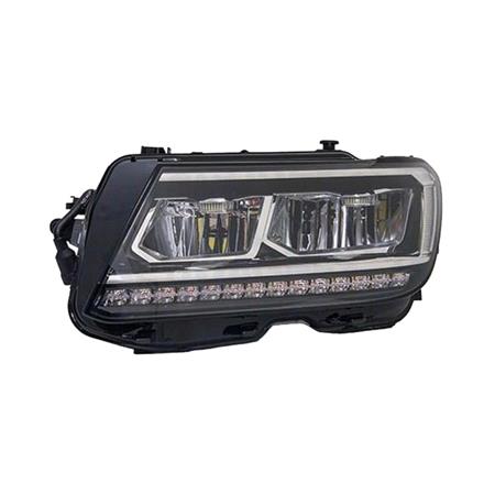 Left Headlamp (LED, With LED Daytime Running Lamp, Supplied Without Modules, Original Equipment) for Volkswagen TIGUAN 2016 to 2020
