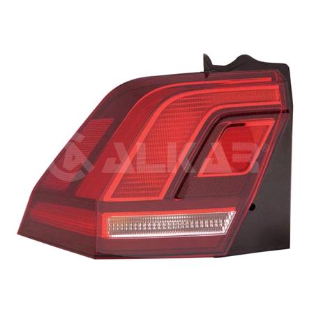 Left Rear Lamp (Outer, On Quarter Panel, LED) for Volkswagen TIGUAN 2016 on (will not fit R Line models)