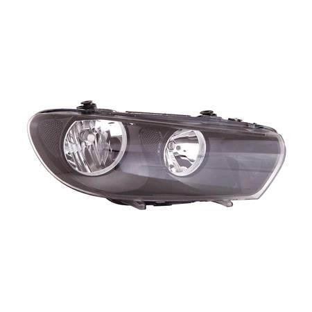 Right Headlamp (Halogen, Takes H7 / H7 Bulbs, Supplied With Motor) for Volkswagen SCIROCCO 2009 2014
