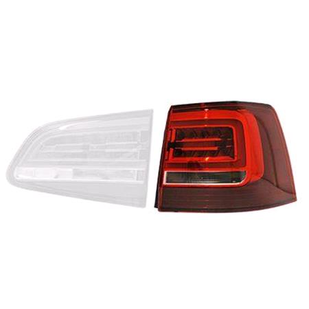 Right Rear Lamp (Outer, On Quarter Panel, LED, Original Equipment) for Volkswagen SHARAN 2015 on