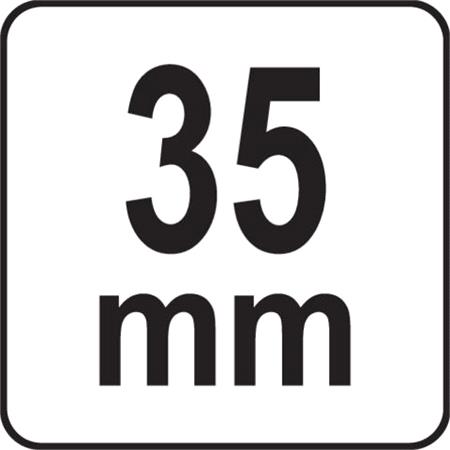 PLATED BRASS PADLOCK  35MM