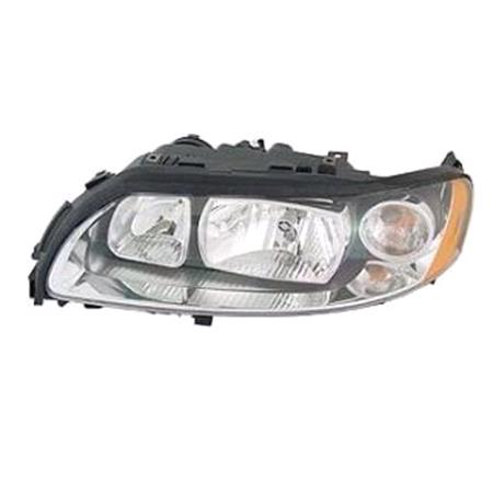 Left Headlamp (Halogen, Takes H7/H9 Bulbs, Supplied Without Motor) for Volvo S60 2005 on