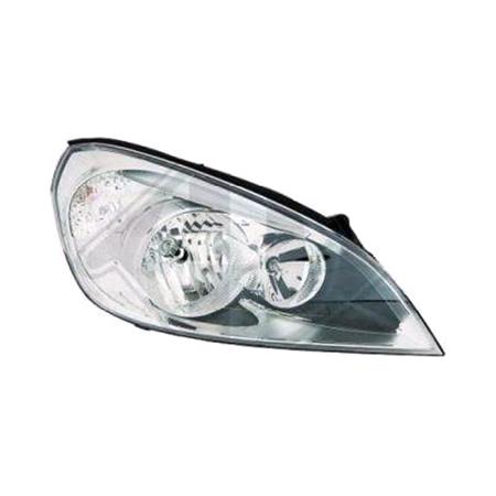 Right Headlamp (Reflector Type, Halogen, Takes H7/H9 Bulbs, Original Equipment) for Volvo S60 II 2010 2013