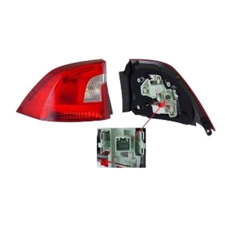 Left Rear Lamp (Outer, On Quarter Panel, Supplied With Bulbholder And Bulbs, Original Equipment) for Volvo S60 II 2010 on