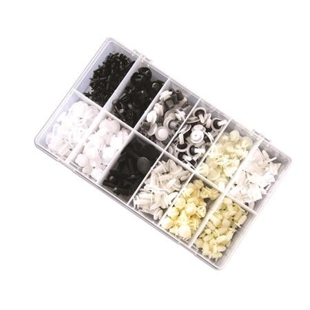 Connect 36035 Box Of Trim Clips   Assorted   Peugeot Citroen   Pack Of 340