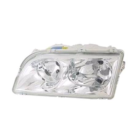 Left Headlamp (Chrome Bezel, Original Equipment) for Volvo S40 I 2001 2004