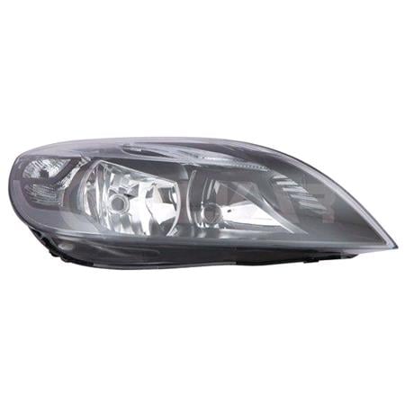 Right Headlamp (Halogen, Takes H7 / H9 Bulbs, Supplied With Motor) for Volvo V40 Hatchback 2012 2016