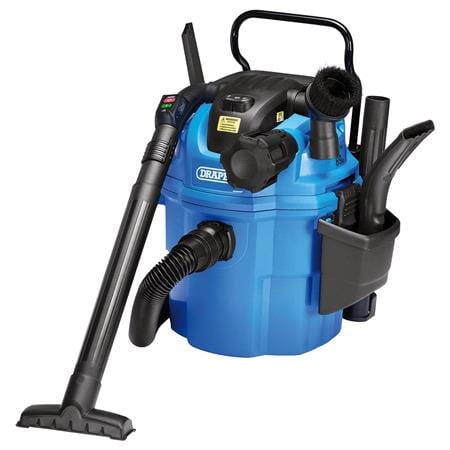 Draper 36313 230V Wall Mounted Wet and Dry Vacuum Cleaner, 1500W