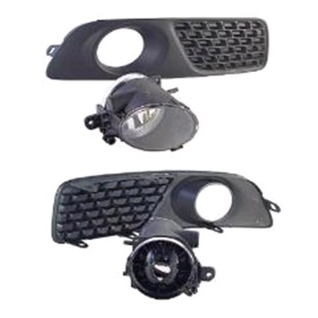 Right Front Fog Lamp (Supplied With Grille) for Volvo V70 III Estate 2007 on