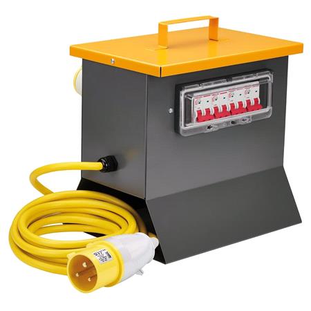 Draper 36399 Defender 110V Splitter (MCB) 4 x 16A / 2 x 32A