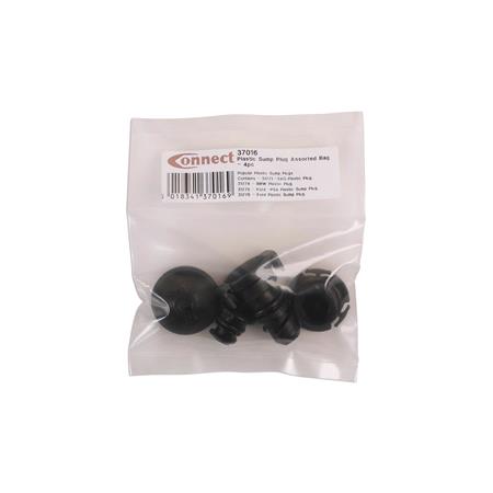 Plastic Sump Plug Assorted Bag Set of 4