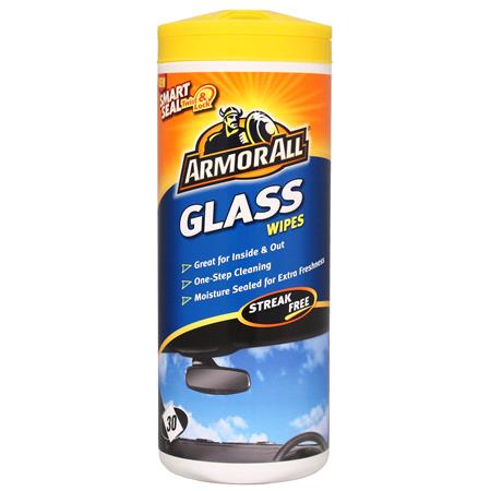 ArmorAll Glass Wipes   Tub of 30