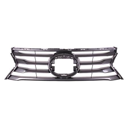 Lexus IS Series 2017 2020 Front Bumper Grille, Painted Grey, Not For F Sport Models