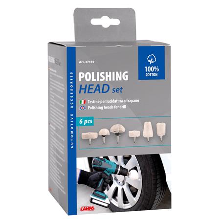 Polishing Heads for Drill   Set of 6