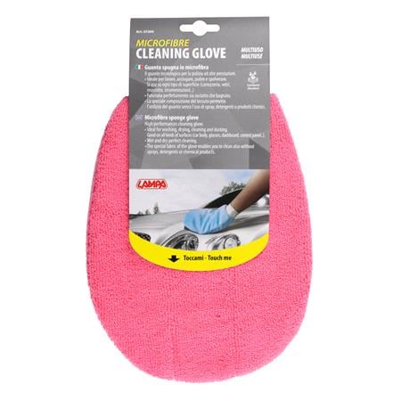 Microfibre sponge glove