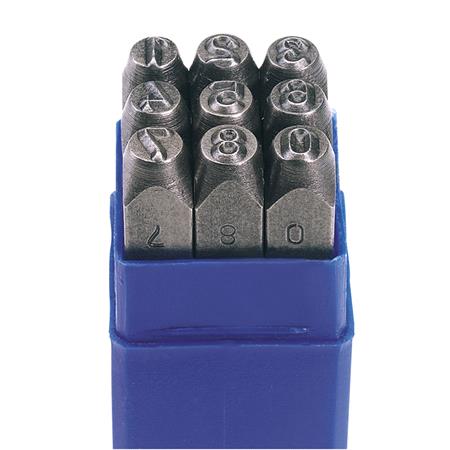 Draper 37337 0   9 Number Stamp Set   Number Height 3 16 inch