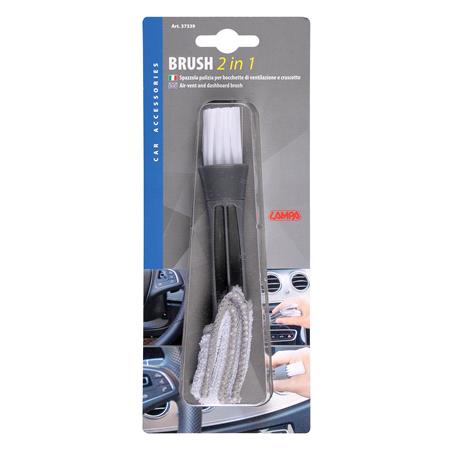 Brush 2 in 1, air vent and dashboard brush
