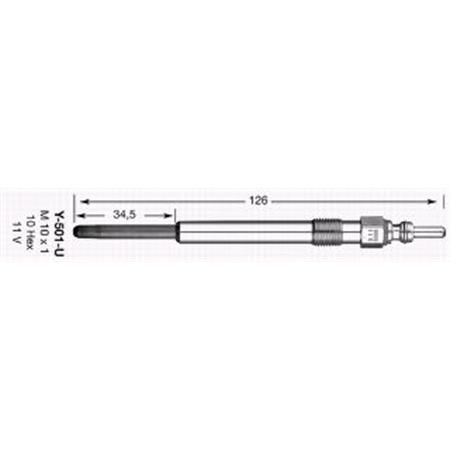 NGK Glow Plug (single)   3786