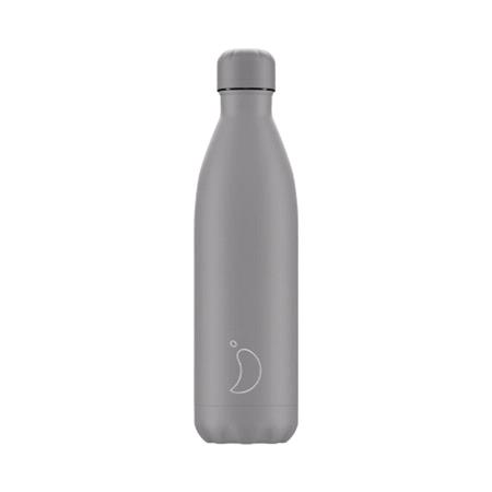 Chilly's 750ml Bottle   Mono All Grey