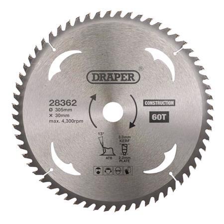 Draper Expert 38151 TCT Saw Blade 305X30mmx60T