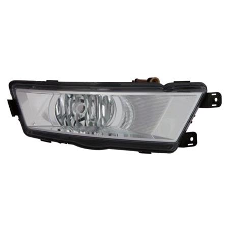 Right Front Fog Lamp (Chrome Bezel, Takes H8 Bulb) for Skoda RAPID 2012 on