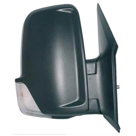 Right Wing Mirror (manual, indicator lamp) for Mercedes SPRINTER 3 t Bus, 2006 Onwards
