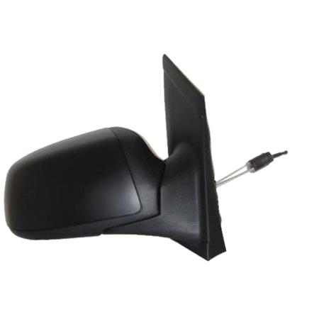 Right Wing Mirror (manual, black cover) for Ford FOCUS II Saloon, 2005 2008
