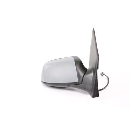 Right Wing Mirror (electric, heated, primed cover) for Ford FIESTA V, 2006 2008