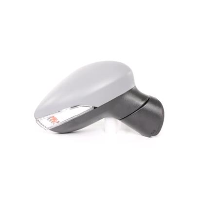 Right Wing Mirror (electric, heated, indicator, primed cover) for Ford FIESTA Van,  2009 2012
