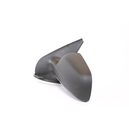 Left Wing Mirror (electric, heated, with silver/chrome glass, black cover) for Volkswagen BORA Estate, 1999 2005