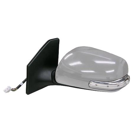 Left Wing Mirror (electric, heated, indicator, primed cover) for Toyota AVENSIS Estate, 2006 2009