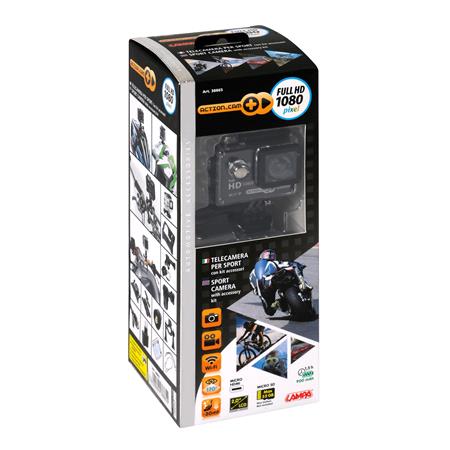 Action Cam Plus, sport camera 1080p Wi Fi + accessory kit