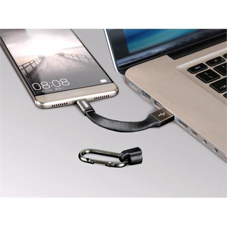 USB C Keychain Charging Cable   10 cm